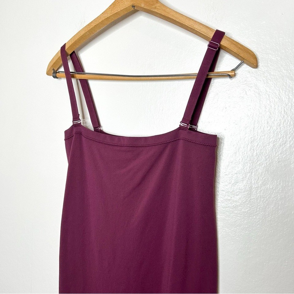 Yitty By Fabletics Convertible Sculpting Shapewear Dress Maroon Plus ...