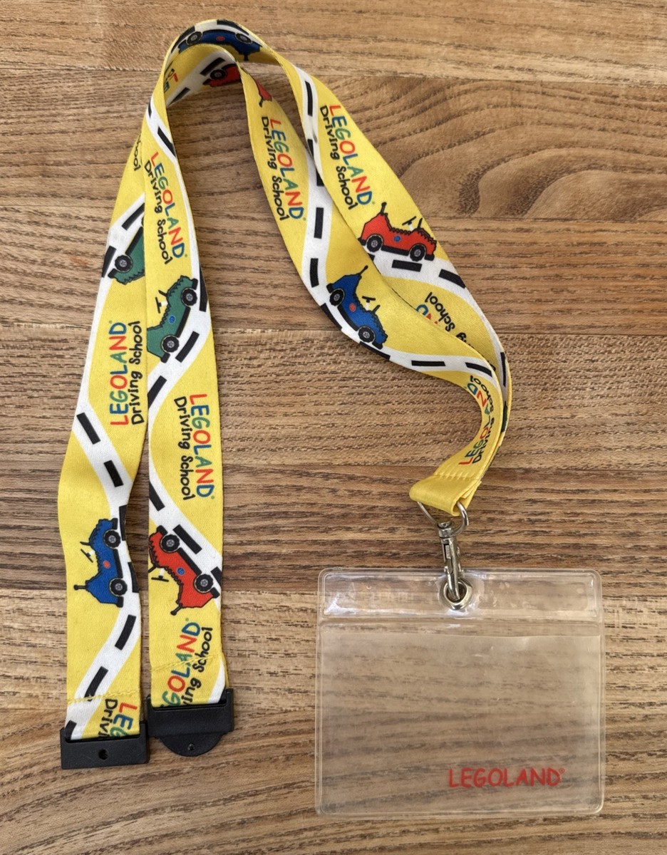 LEGOLAND Driving School Lanyard with driving licence Used