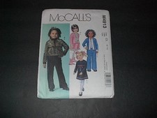 McCall's Pattern 4913 Girls' Unlined Jacket, Skirt and Pants 6, 7, 8 Uncut