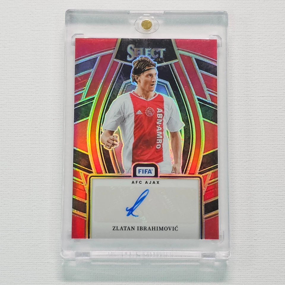 2023-24 Panini Select FIFA Zlatan Ibrahimovic Auto Prizm AFC AJAX @5G - Image 3 of 3