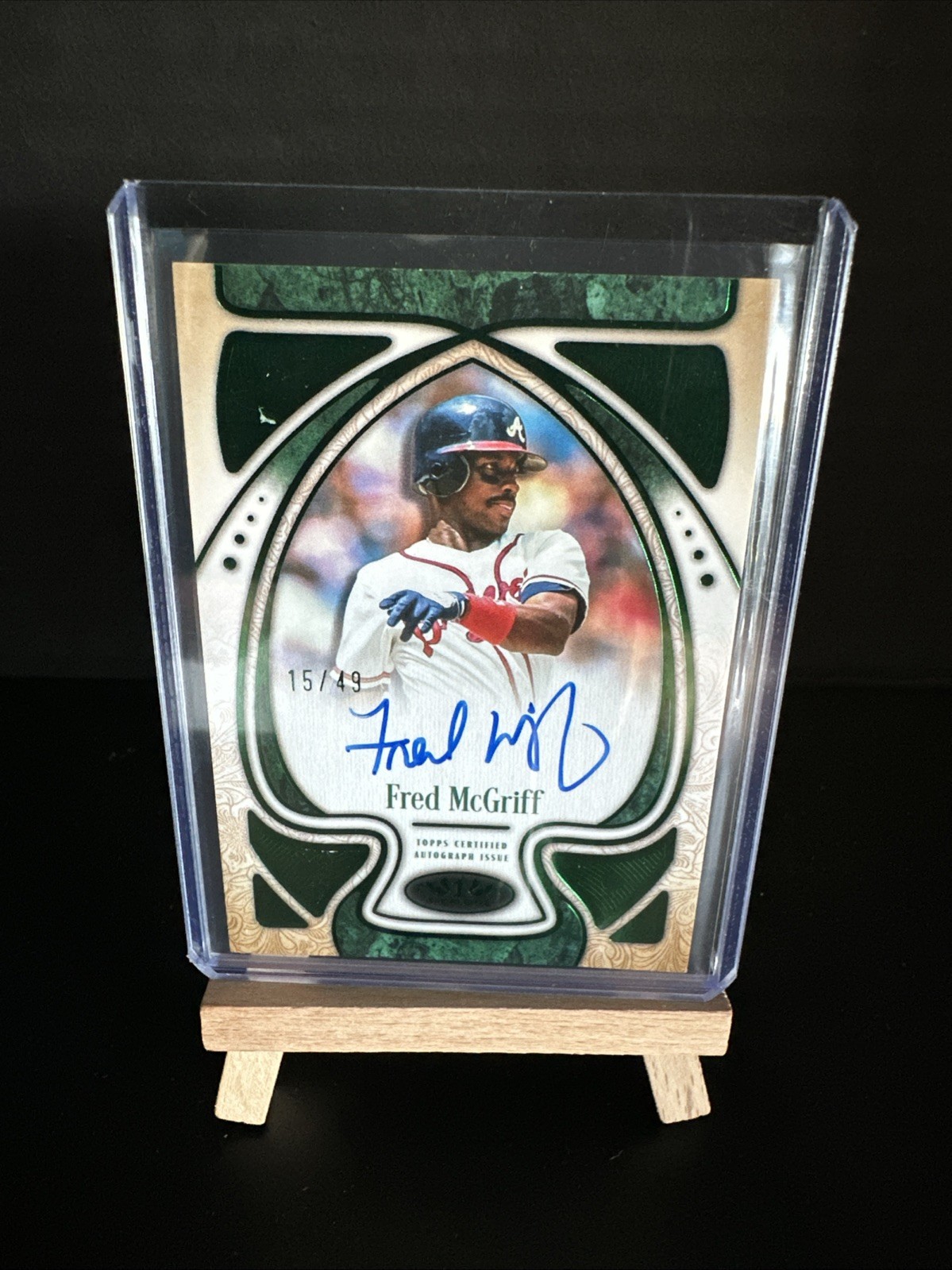 2026 Topps Tier One Operators Autographs Green Fred McGriff AUTO 15/49 BRAVES