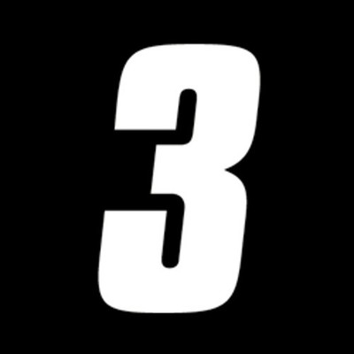 Factory Effex 4'' Factory Number #3 White 3-Pack