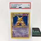 1999 Pokemon Alakazam Base Set Shadowless 1st Edition Holo #1 Near Mint PSA 7