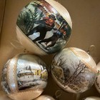 23 Vintage Christmas Ornament hard plastic and Satin Balls.  70’s  — photo 2