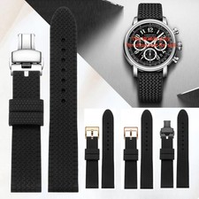 18 20 22 24mm Silicone Tire Tread Pattern Strap for Chopard Mille Miglia Watch 