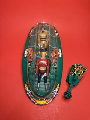1979 Mattel Flash Gordon Vintage Lot   Ming, Flash, & Ming's Shuttle w/ Canopy  