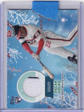 OSCAR COLAS 2023 Topps Holiday Player Worn RC Jersey Relic #RC-OC