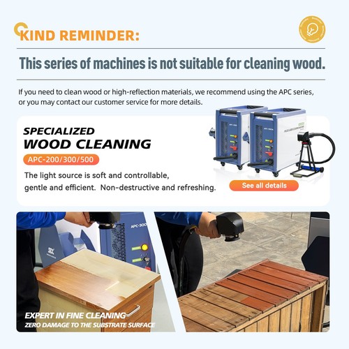 300W Pulse Laser Cleaning Machine Intelligent Interconnection Rust oil Removal - Picture 13 of 20