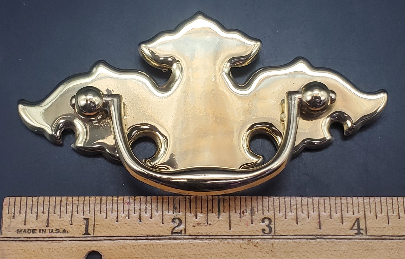 Keeler Brass Chippendale Batwing Drawer Pulls 2.5