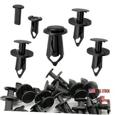 120pcs Grille Push Pin Retainer Clips Fasteners Rivet Bumper Body Plastic