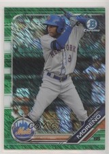 2019 Bowman Chrome Prospects Green Shimmer Refractor 19/99 Hansel Moreno 07d9