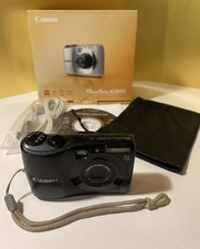 Canon PowerShot A1200 HD 12.1MP Digital Camera w/ Box Silver 4x Zoom TESTED