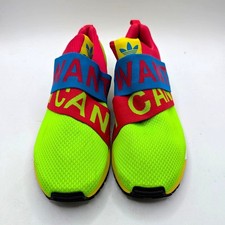 Tenis Adidas ZX Flux I Want I Can para hombre 9 amarillo neón brillante/rojo/azul/verde