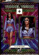 A'ja Wilson Donruss Purple Tunnel Vision #13 /399