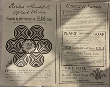 Antique 1887 PEARS' Soap (Optical Illusion Series) Advert Print #5 : Original Ad