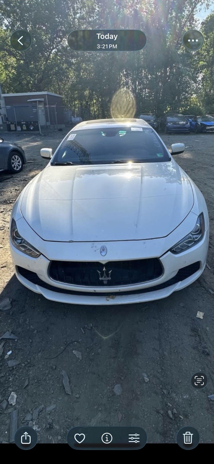 ✅ 2014-2023 Maserati Ghibli Right Passenger Side Fender Panel WHITE RH OEM M157