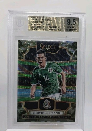 Hirving Lozano [Camo] #UP-5 2017 Panini Select Unlimited Potential card