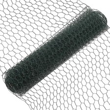 Hexagonal Wire Net Green Coated Livestock Fence Mesh for Gardens 17.35 per metre