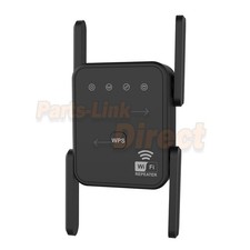 300M WiFi Extender Repeater Amplifier 2.4GHz Signal Enhancer Booster w/ Lan Port