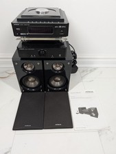 Hitachi AX-M136i CD USB MP3 DAB FM Radio Micro HiFi Black Music System No Remote