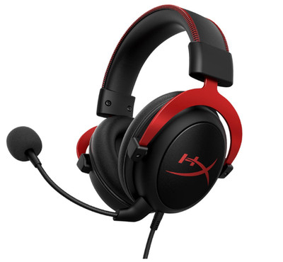 HyperX Cloud II Wired Over-Ear Gaming Headset - Red open box