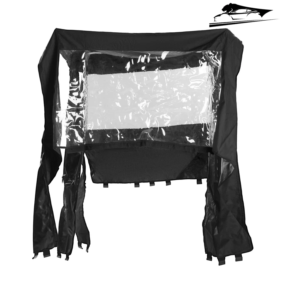 Puerta blanda de plástico para Polaris RZR-4 800 900 2010-2014 cabina completa gabinete Foto 2 de 4