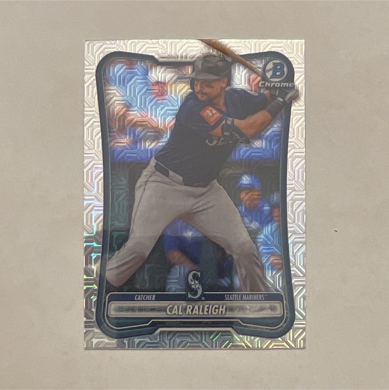 🔥Topps 2025 Bowman Chrome Cal Raleigh Parallel/Variety #13 Seattle Mariners