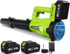 Leaf Blower, Powerful Electric Cordless Leaf Blowers with 2 X 4.0Ah Battery and