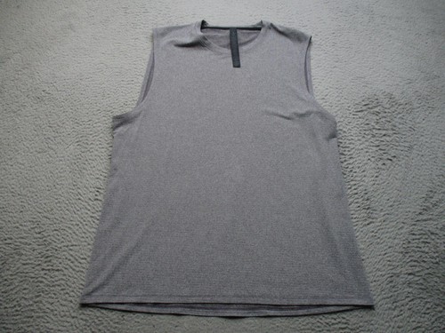 Lululemon Tank Top Herren XL grau Metal Vent Tech ärmellos Laufen Gym Sport - Bild 2 von 12