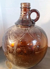 Rare Laird Applejack Amber Apple Jug