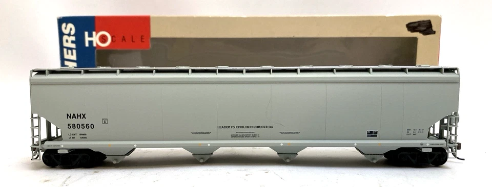 Tolva de plástico Walthers #932-7158 HO NAHX GE Railcar National 6200 #580560 NUEVO Foto 3 de 4