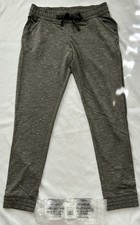 Hanes Originals Women's Comfort Wear French Terry Joggers Black Heather Small