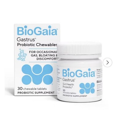 Probiotic Gastrus Probiotic Chewables 30 Tablets Mandarin Non-GMO Gluten Free