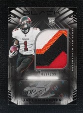 2021 Panini Black Rookie Patch Auto 52/199 Jaelon Darden #238 Patch Auto 0s27