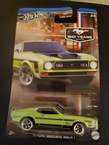 2025 Hot Wheels 60 Years of Ford Mustang Complete Set of 5 Cars Near Mint - Picture 4 of 6