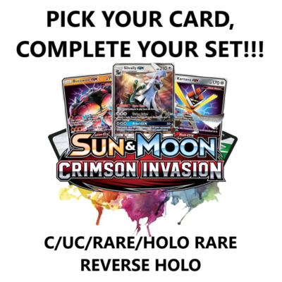 Pokemon Crimson Invasion - Pick Your Card Complete Your Set C/UC Rare/REV  HOLO