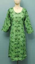 Women's Printed Cotton Kurti Three-Forth Sleeves.