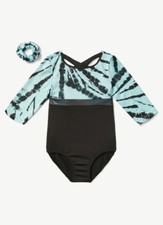 Girls Justice Leotard w/ Matching Scrunchie Size S 7/8 BRAND NEW W TAGS