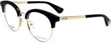 New Moschino Women's Rx Eyeglasses Frame - MOS 522 807 - Black  49-19-145 