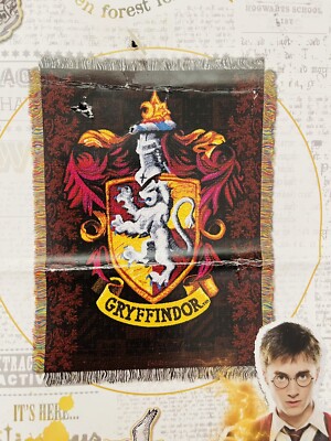 Gryffindor Tapestry Harry Potter Gryffindor Shield Woven Tapestry