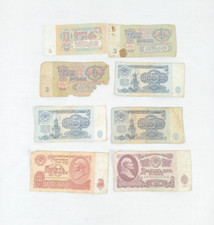USSR banknotes 1  5 25 Rubles 10 Rubles 3 Rubles Soviet Bona Vintage Rare