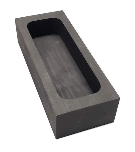 3-in-1 Heart Shape Graphite Ingot Mold For Melting Gold & Silver - Casting Crucible For Precious Metals