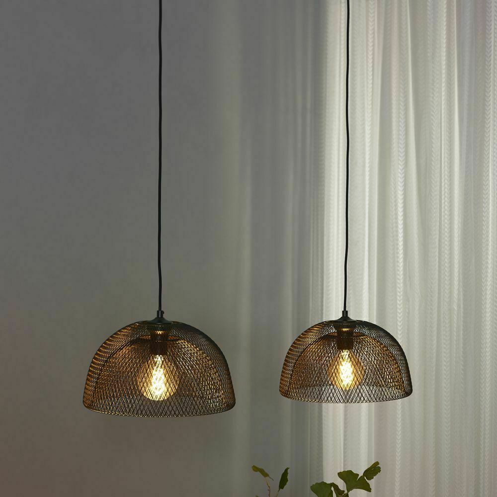 MESH - Pendant light - 2xE27 - Black