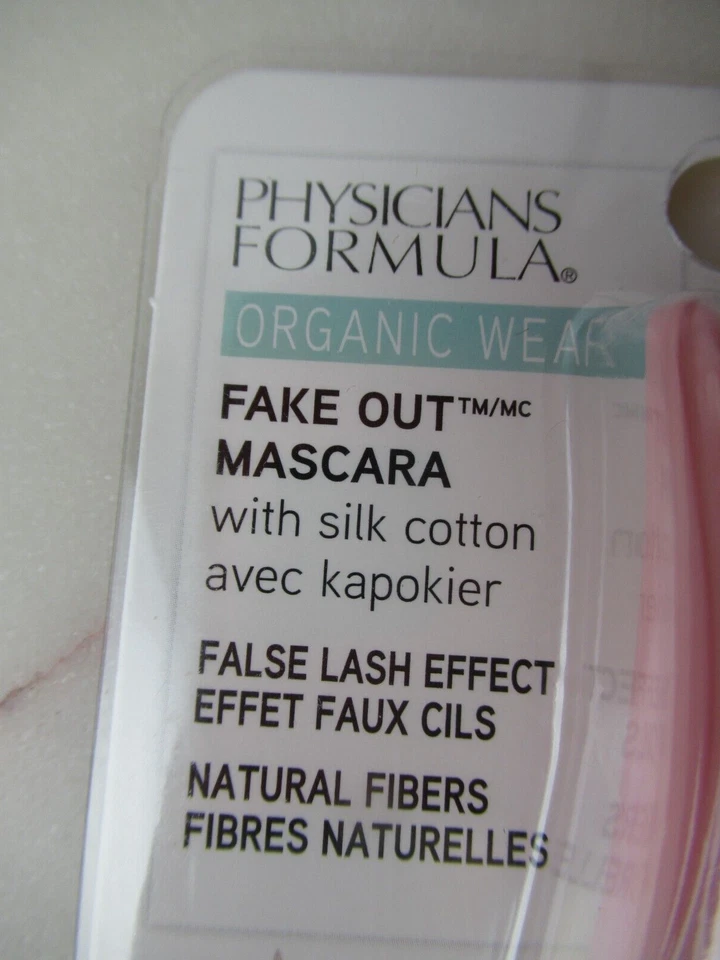 Physicians Formula Organic Wear Fake Out Mascara Shade # 1711313 Black New - Image 2 of 4