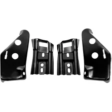 1970 Chevy Chevelle Rear Bumper Brackets 4 PCS Set Black Painted Steel New Dii