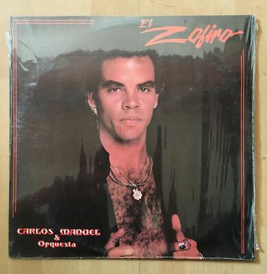 Carlos Manuel & Orquesta    El Zafiro [1985] LP Latin Merengue Dominicano Evesol