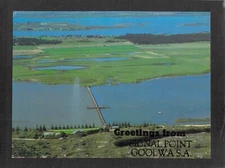 C6073 Australia SA Goolwa River Murray Barrage Aerial View VH46 postcard