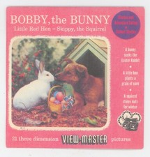 Bobby the Bunny Skippy Squirrel Little Red Hen View-Master with Copy Envelope