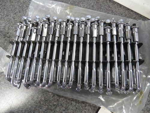 Vintage NOS Dixie Rear Wheel Spoke & Nipple Set Fits: Kawasaki KZ650 8609 QTY40 - Picture 2 of 5