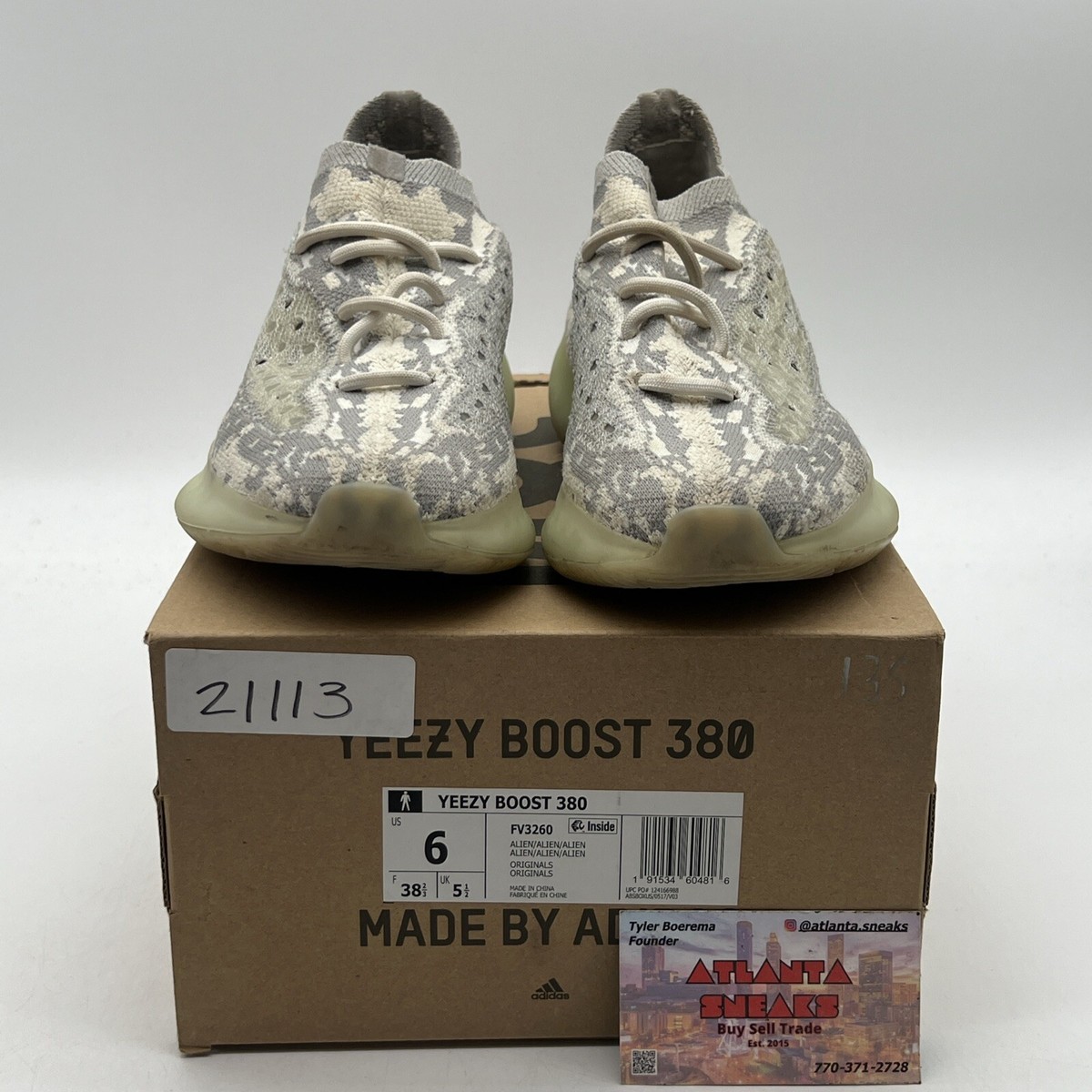 Size 6 - adidas Yeezy Boost 380 Alien (FV3260) 191534604816| eBay